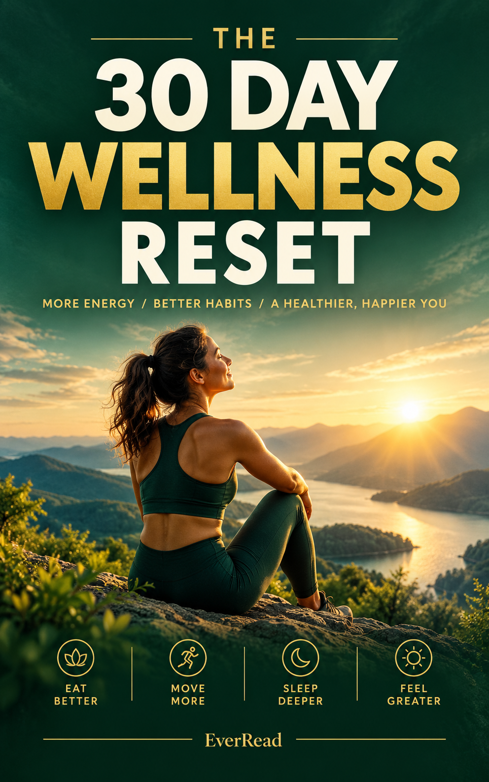 The 30 Day Wellness Reset: Sleep, Gut & Stress Reset Guide for Busy People (PDF Ebook)