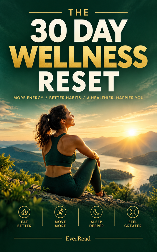 The 30 Day Wellness Reset: Sleep, Gut & Stress Reset Guide for Busy People (PDF Ebook)